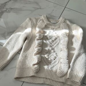 Zara Cream Knit Sweater for Kids